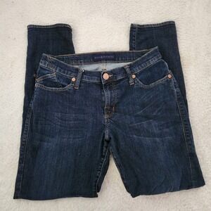 Rock & Republic Womens Skinny Jeans Dark Wash Indigo Stretch Size 10